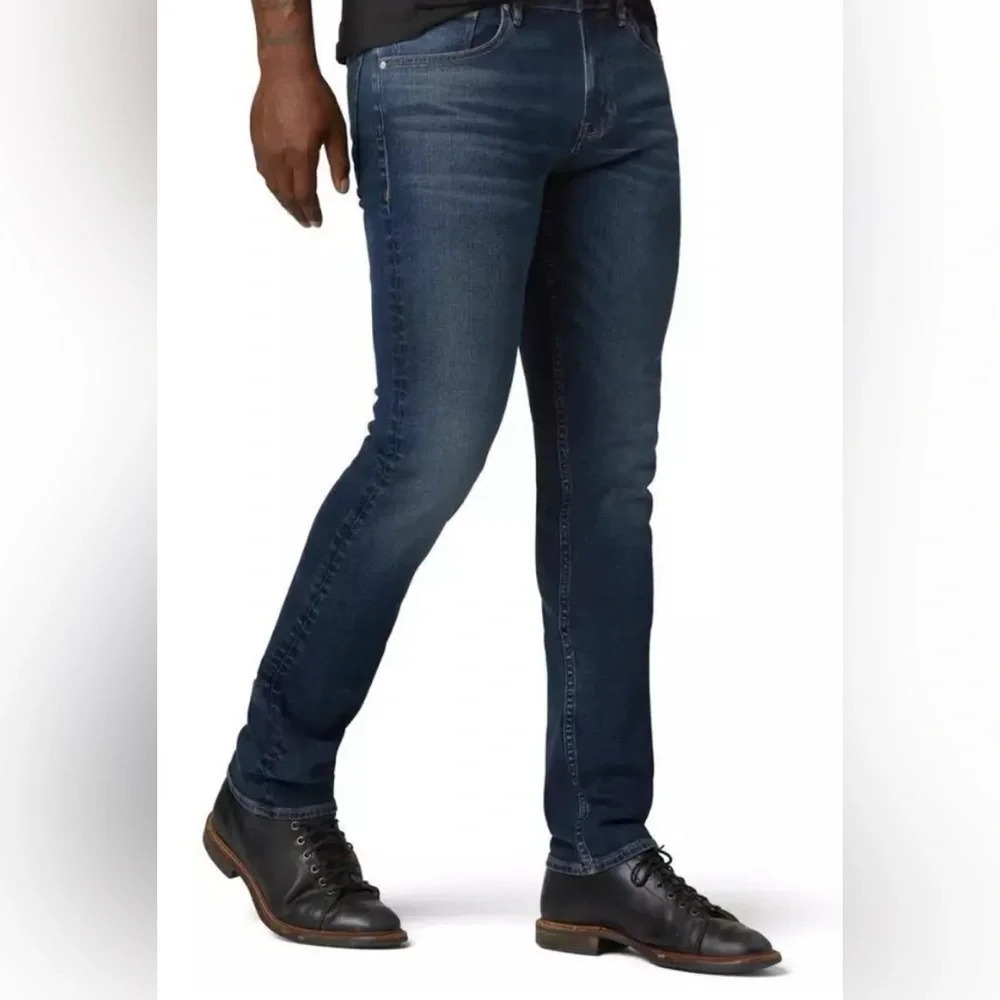 NWT Hudson Blake Slim Straight Republic Blue Jeans (36) $195 retail